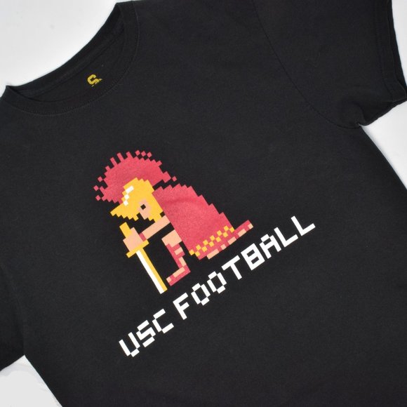 USC Trojan Football Kneeling Pixel Video Character - Picture 5 of 7